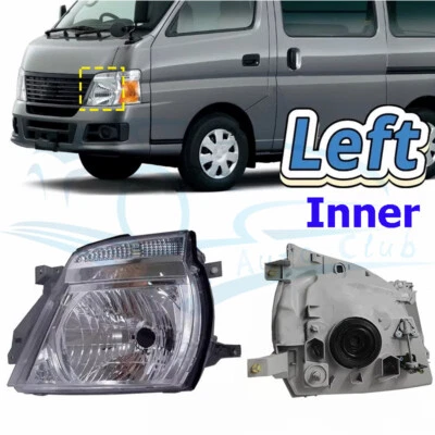Left Inner Side Headlight Lamp c For NISSAN LHD Caravan Urvan E25 MK4 2005-2012 - Image 1 of 4