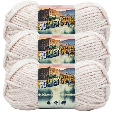 (3 Pack) Lion Brand Yarn 135-140V Hometown Bulky Yarn, Dillon Quartz - Image 1 of 4