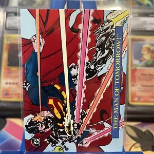 1993 Skybox DC Bloodlines Superman - The Man Of Tomorrow! - Foil S2 of 4 - Picture 1 of 10