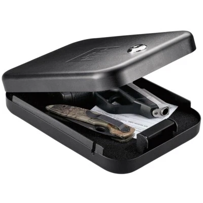 **NUEVO** Caja fuerte GunVault NanoVault NV100 para viajes automáticos a casa con llaves y cable Foto 1 de 3