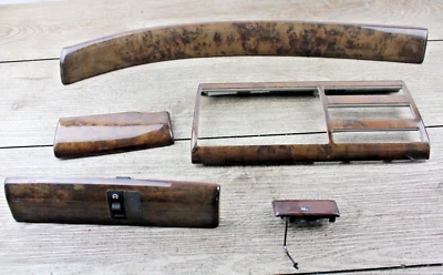 BMW E38 750IL 740I 740LI TABLERO DELANTERO MADERA GRANO MOLDURAS OEM Foto 1 de 4