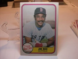 1981 Fleer Baseball   #222 - Jim Rice - Boston Red Sox  (98979) - Picture 1 of 2