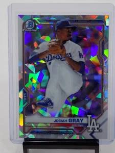 2021 Bowman sapphire Josiah Gray #BCP-150 Los Angeles Dodgers - Picture 1 of 2