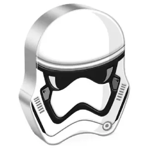 Moneda 2022 Niue Star Wars STORMTROOPER 1 oz caras de plata de la primera orden - Imagen 1 de 3