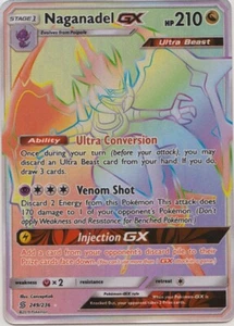 Naganadel GX 249/236 Secret Rare SM - Unified Minds Pokemon TCG - Picture 1 of 1