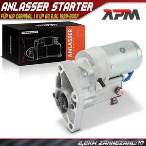 Arrancador de arranque 2,2KW 10 dientes para KIA Carnival I II UP GQ 2.9L 1999-2007 - Imagen 1 de 8