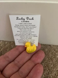 Carta ciondoli e poesie Lucky Duck di Ganz - Foto 1 di 3