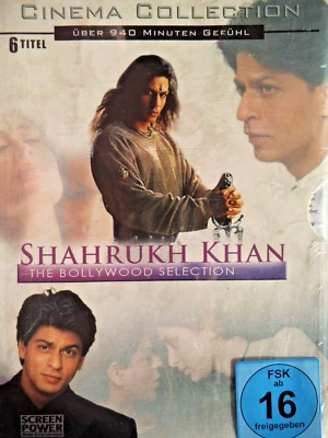 Shahrukh Khan 6 Titel  Cinema & Bollywood Collection   (DVD) Nagelneu - Bild 1 von 4
