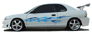 FULL COLOR 896 Flames Decals Flame Graphics Fit Car Truck Semi Hot Rod Street - Picture 1 of 13
