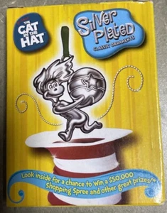 The Cat In the Hat Silver Plated “Thing 1 Having A Ball Ornament - Picture 1 of 4
