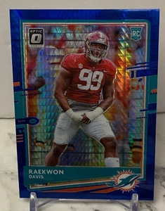 2020 Donruss Optic Blue Scope Prizm #134 RAEKWON DAVIS  Rookie Card RC - Bild 1 von 2