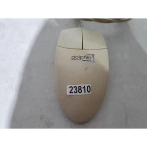 Tsunami Dolphin Mouse1000 Mechanical Mouse Beige Wired PS/2 2-Button for Desktop - Picture 1 of 7