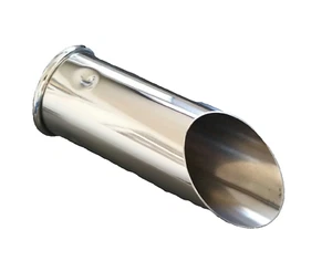 Porsche 911 T E S 65-73 High Polished Stainless Exhaust Muffler Tip-New - Picture 1 of 3