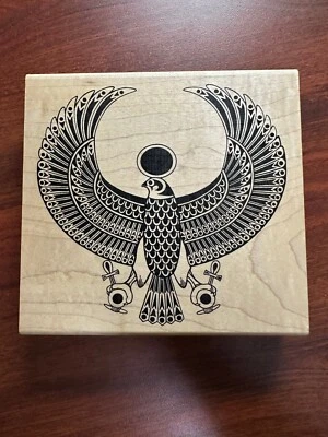 JudiKins ~ 2196J Halcón Fénix Egipcio ~ Sello de Goma J6 Foto 1 de 2