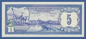 ANTILLAS HOLANDESAS / NETHERLANDS ANTILLES - 5 GULDEN (1984) -- UNC -- PICK 15b - Imagen 1 de 2