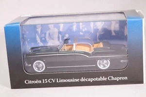 LE5372 NOREV ATLAS 2696024 1/43 Voiture Citroen 15CV Chapron Reine Elisabeth II - Imagen 1 de 9
