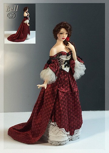1:12 Visual Dollhouse Doll Dressing Made Easy~By Dana ~BELLA DONNA ...