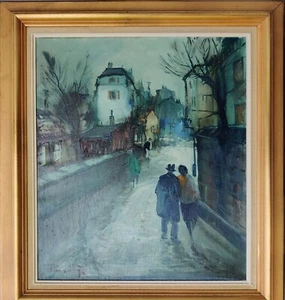 Poul Kastrup (1910-1987): PEOPLE ON A STREET - Picture 1 of 7