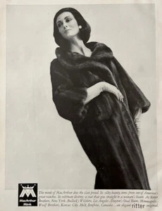 60er Jahre Ritter Bros. MacArthur Nerz Werbung - Carmen Dell'Orefice 1963 - Bild 1 von 1