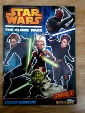 Star Wars - The Clone Wars, Staffel 5, Topps 2014, vollständig mit Poster + Best