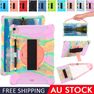 For iPad 5/6/7/8/9/10/11th Gen Air Pro 11 Kids Safe Shockproof Stand Cover Case - Picture 1 of 104
