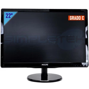 Philips 220V4L 22 " HD+ Screen Monitor LCD Display DVR Server Nvr PC Vesa - Picture 1 of 6