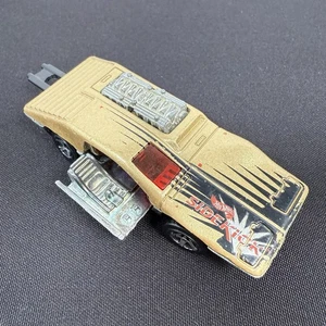 Vintage 1970 Mattel Hot Wheels Side Kick Die Cast Auto Gold Selten Sammlerstück Malaysia - Bild 1 von 10
