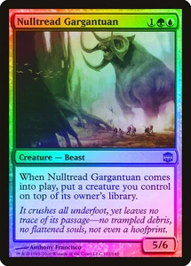 Nulltread Gargantuan FOIL Alara Reborn PLD Blue Green Uncommon CARD ABUGames - Picture 1 of 1