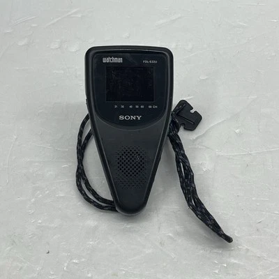 Vintage Sony Watchman FDL-E22U 2.2” LCD Colour Portable TV - Working -Retro Tech - Image 1 of 4