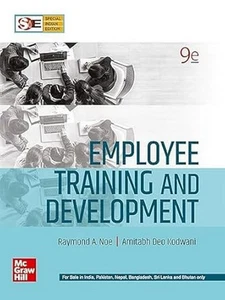 Employee Training & Development by Raymond  Noe 9th INTL ED 9789355325648 - Imagen 1 de 2