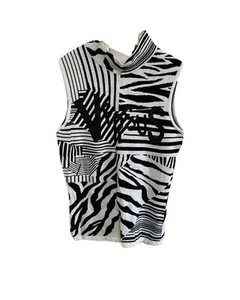 VERSACE VERSUS Knitted Vest Top Black - Picture 1 of 7