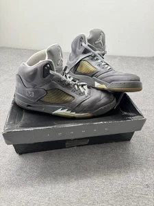 Air Jordan 5 Retro Wolf Grey Mens 13 136027-005 - Needs Repair - Picture 1 of 16