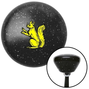 Golden Squirrel Black Retro Metal Flake Shift Knob w/ M16x1.5 Insert Shifter - Picture 1 of 16
