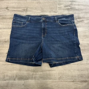 M Jeans by Maurices Denim Jean Shorts Women’s Plus Size 24W Medium Wash - Picture 1 of 7
