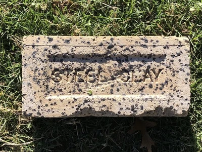 DE COLECCIÓN..RARO..1908-1917 ARCILLA DE ACERO..LADRILLO MOTEADO..NUEVO STRAITSVILLE, OHIO Foto 1 de 4