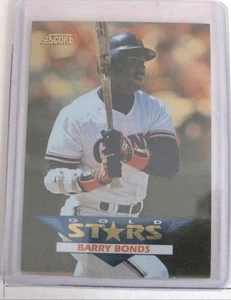 1994 Score Gold Stars Barry Bonds #1 SP /6500. HOF GIANTS - Picture 1 of 2