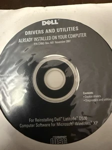 Dell Latitude D530 Drivers Utilities CD for Windows XP - Picture 1 of 1