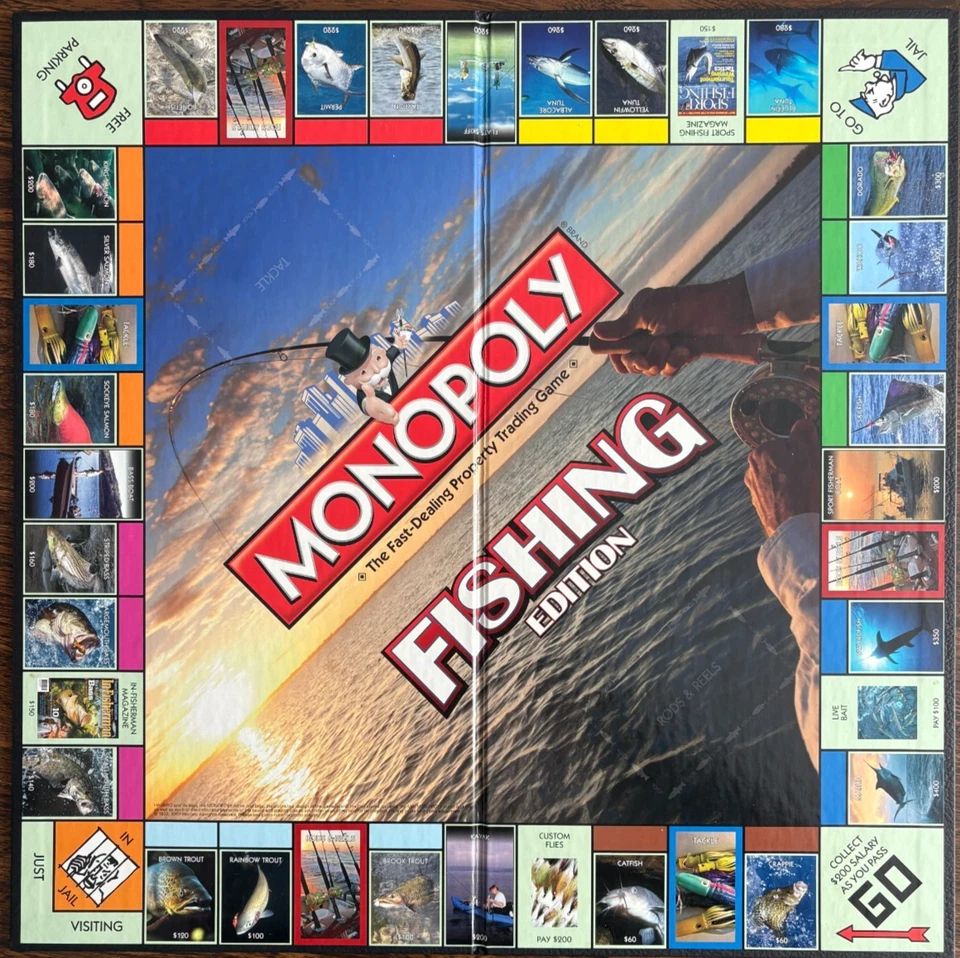 Monopoly 2009 Fishing Edition - Replacement Game Parts/Pieces - Image 1 of 1