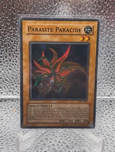 Yu-Gi-Oh TCG Parasite Paracide PSV-003 Unlimited Super Rare Card Played HP-MP - Picture 1 of 3