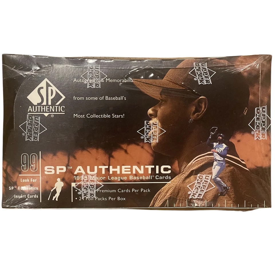 1999 UPPER DECK SP AUTHENTIC MLB BASEBALL HOBBY BOX KEN GRIFFEY JR AUTO NEW - Image 1 of 4