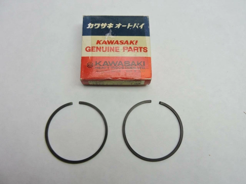 Juego de anillos de pistón NOS 1970-1975 Kawasaki G4TR G5 G31M 0,040 O/S 13024-030 Foto 1 de 4