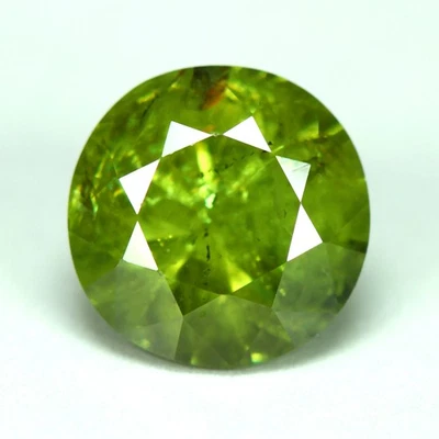 3.14 Cts_Horsetail_Diamond Cut_100 % Natural Green Demantoid Garnet_Namibia - Image 1 of 4