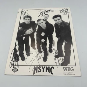 Vintage NSYNC Jive Records Promo Photo Band Justin Timberlake Pre-Print SEE - Picture 1 of 6