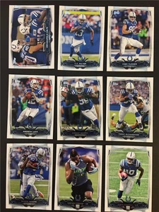 Juego de 9 cartas del equipo Topps Indianapolis Colts 2014 - Imagen 1 de 1