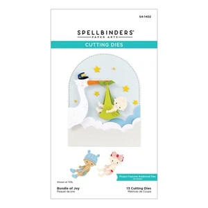 Spellbinders Etched Die Set - Bundle of Joy, S4-1402 - Picture 1 of 6