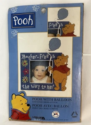 Leisure Arts Cross Stitch Winnie The Pooh With Balloon 13267 - Image 1 of 4
