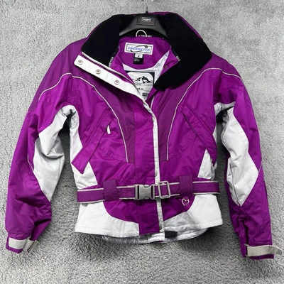 Chaqueta de esquí Obermeyer Sport vintage trapecio para mujer talla 8 M/L púrpura audaz años 90 80 Foto 1 de 4