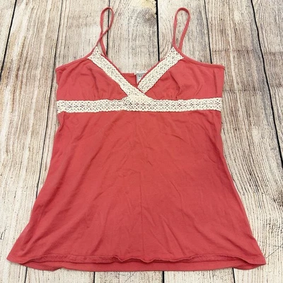 Vintage Old Navy Pink Tank Top Size Small Crochet Babydoll Y2K Festival Boho - Image 1 of 4