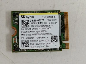 SK Hynix BC901 HFS256GEJ3X108N 256 GB NVMe 30mm Solid State Drive - Picture 1 of 6