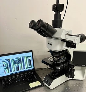Olympus BX43  Semi APO NOMARSKI DIC, DF, BF LED Microscope Metallurgical - Picture 1 of 12